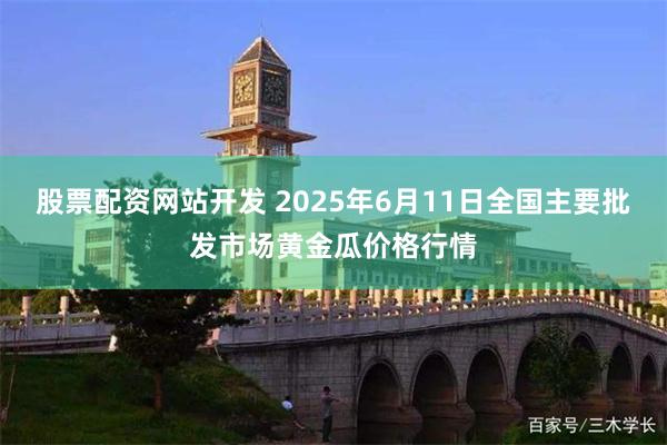股票配资网站开发 2025年6月11日全国主要批发市场黄金瓜价格行情